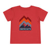 Crested Butte, Colorado Toddler T-Shirt - Retro Palm Tree Toddler Crested Butte Shirt