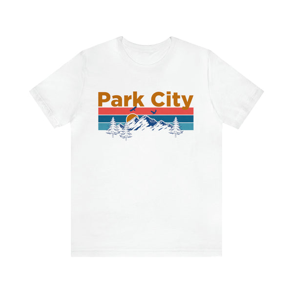 Park City, Utah Shirt - Mountain Sunset Unisex Park City T-Shirt