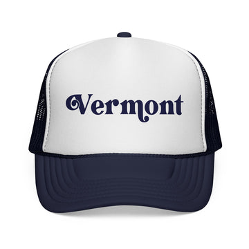 Buy dark-navy Vermont Retro Trucker Hat