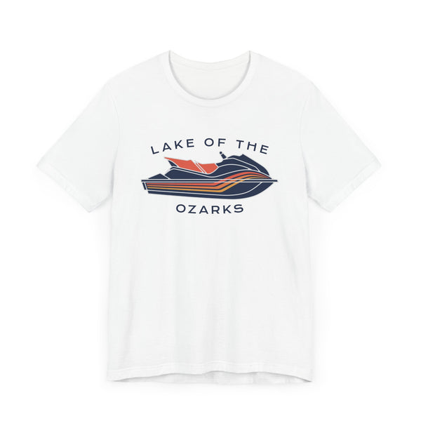 Lake of the Ozarks, Missouri T Shirt - Jetski Boating Graphic Tee