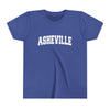Asheville, North Carolina Youth Graphic Tee - Kids Asheville T Shirt
