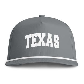 Buy granite Texas Embroidered Rope Hat - Vintage Sunwashed Rope Cap, Comfort Colors