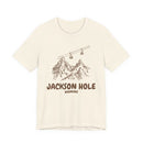 Jackson Hole, Wyoming Mountain T-Shirt — Vintage Gondola Ski Mountain Tee-1