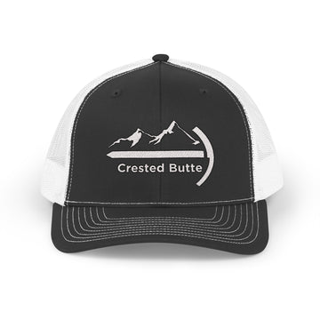 Crested Butte, Colorado Snapback Trucker Cap - Embroidered Crested Butte Hat - 0