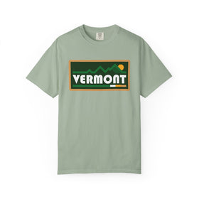 Buy bay Vermont Graphic Tee, Comfort Colors Retro Mountain Unisex T shirt