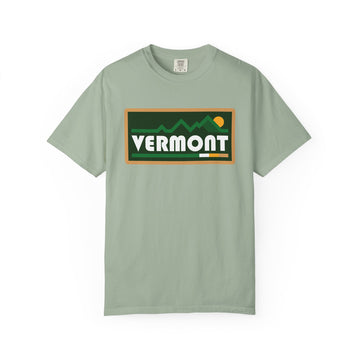 Buy bay Vermont Graphic Tee, Comfort Colors Retro Mountain Unisex T shirt