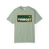 Vermont Graphic Tee, Comfort Colors Retro Mountain Unisex T shirt