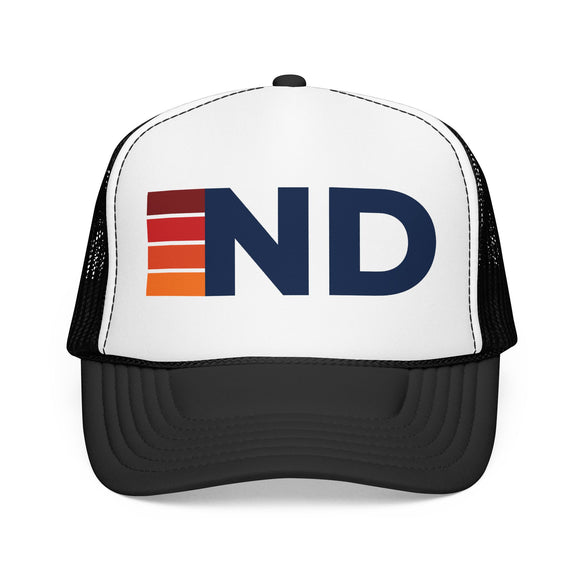 North Dakota Trucker Hat - ND Abbr retro cap