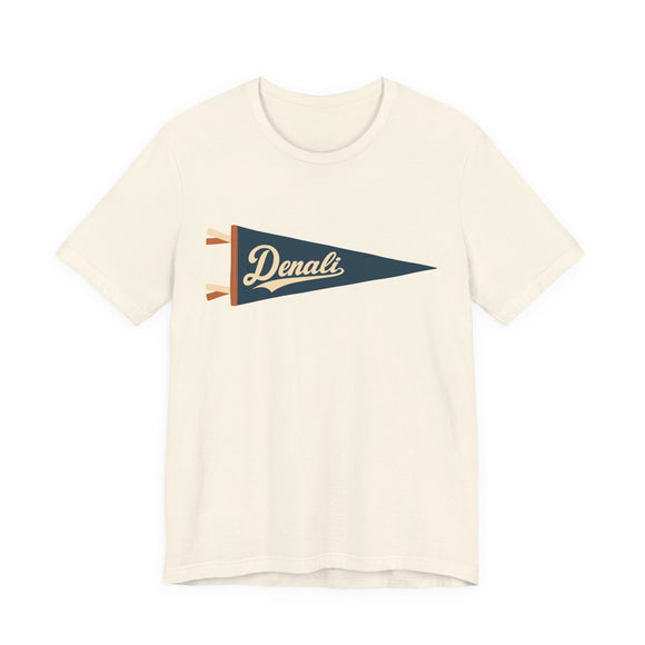 Denali National Park Pennant T-Shirt — Vintage Camp Flag Tee