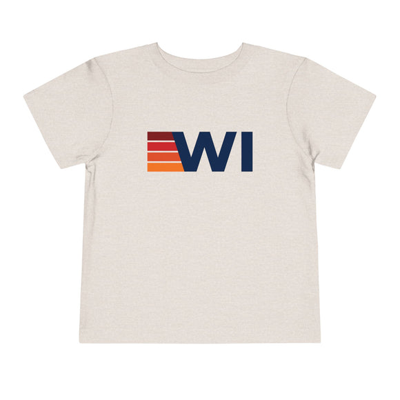 Wisconsin Toddler Tee - Retro WI T-Shirt
