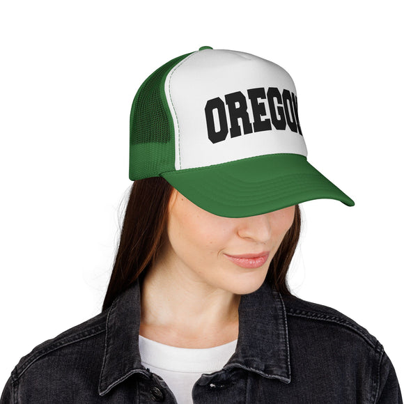 Oregon Retro Collegiate Style Trucker Hat