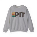 Pittsburgh, Pennsylvania PIT Retro Stripe Sweatshirt-3
