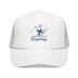 Kids Wyoming Snow Ski Trucker Hat - Youth Snapback Cap