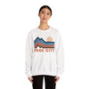 Park City, Utah Sweatshirt Retro Mountains, Park City Unisex Graphic Crewneck