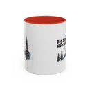 Big Sky, Montana Retro Snow Skiing Mountain 11 oz Mug, Ski Lodge Decor Coffee Cup, Mountain Gondola  Lover Gift, Retro Skiing Mug-2