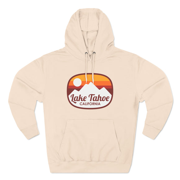 Premium Lake Tahoe, California Hoodie - Retro Unisex Lake Tahoe Sweatshirt