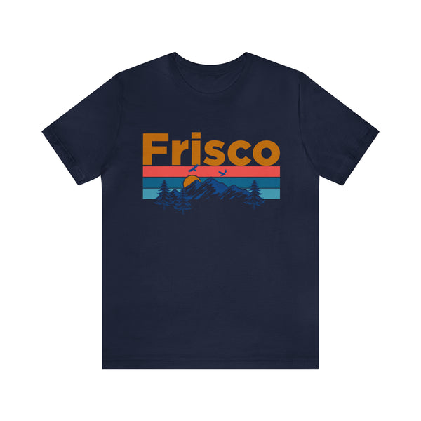 Frisco, Colorado Shirt - Mountain Sunset Unisex Frisco T-Shirt