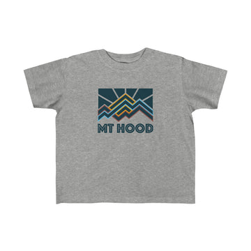 Mt Hood, Oregon Toddler T-Shirt - Toddler Mt Hood Shirt - 0