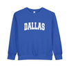 Dallas, Texas Toddler Sweatshirt - Dallas Toddler Crewneck Sweatshirt