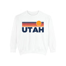 Utah Sunset Stripes Sweatshirt | Comfort Colors - 100% Cotton-2