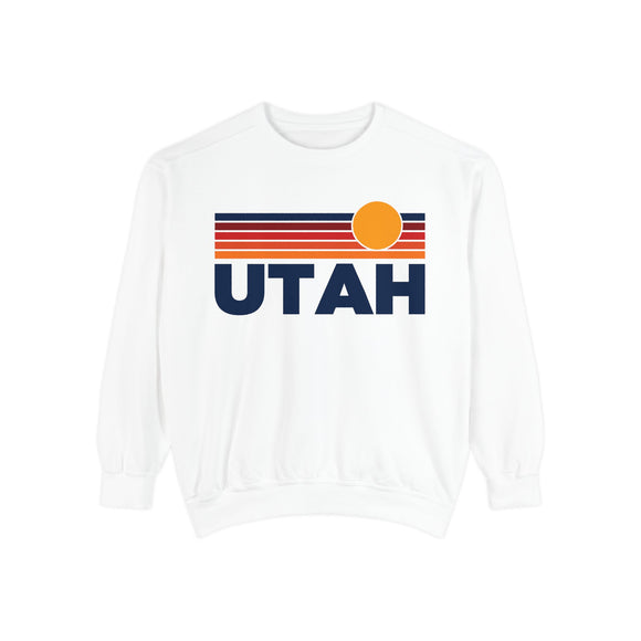 Utah Sunset Stripes Sweatshirt | Comfort Colors - 100% Cotton