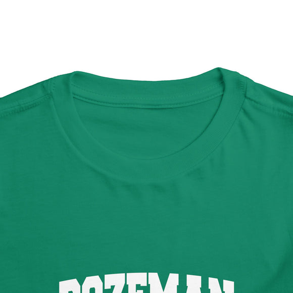 Bozeman, Montana Toddler Graphic Tee - Kids Bozeman Vacation Shirt