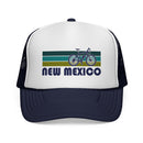 New Mexico Retro Bike Trucker Hat - Vintage Style New Mexico Cap-5