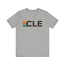 Cleveland, Ohio tee - CLE t shirt retro stripes-4