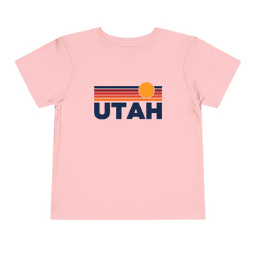 Buy pink Utah Toddler T-Shirt - Retro Sun Tee