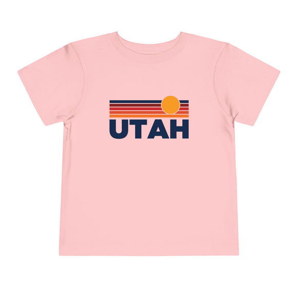 Utah Toddler T-Shirt - Retro Sun Tee