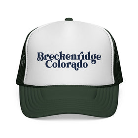 Buy dark-green Breckenridge, Colorado Retro Trucker Hat