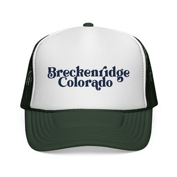 Buy dark-green Breckenridge, Colorado Retro Trucker Hat