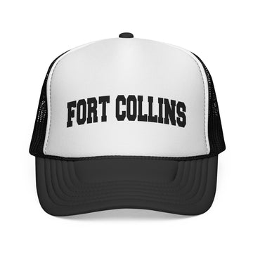 Fort Collins, Colorado Collegiate Style Trucker Hat - 0