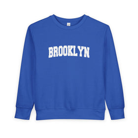 Brooklyn, New York Toddler Sweatshirt - Brooklyn Toddler Crewneck Sweatshirt