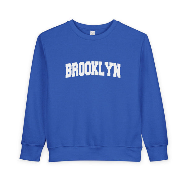 Brooklyn, New York Toddler Sweatshirt - Brooklyn Toddler Crewneck Sweatshirt