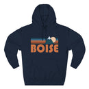 Boise, Idaho Hoodie - Retro Mountain Unisex Sweatshirt-7