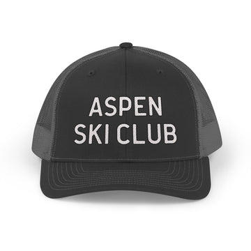 Aspen, Colorado Snapback Trucker Cap - Embroidered Aspen Hat