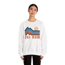 Ski Bum Sweatshirt Retro Mountains, Ski Bum Unisex Graphic Crewneck-9