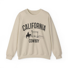 California Sweatshirt - Mountain Cowboy Graphic Crewneck - 0