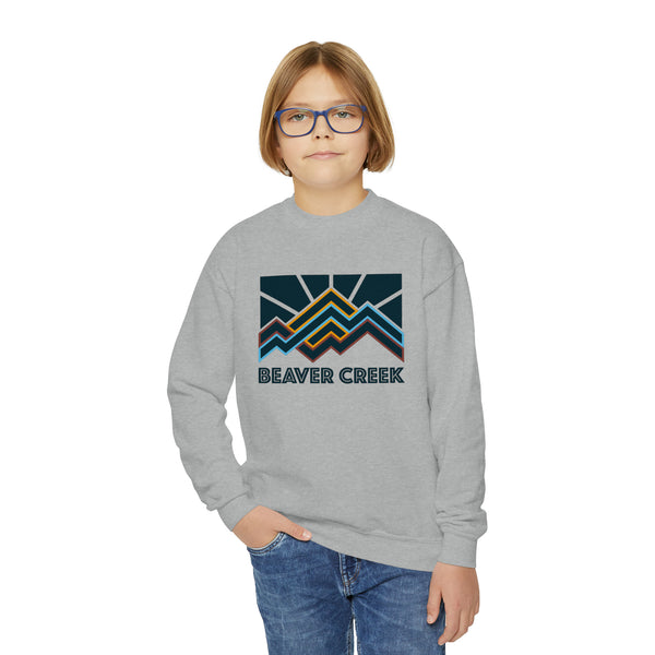 Beaver Creek, Colorado Youth Sweatshirt - Unisex Kid's Beaver Creek Crewneck Sweatshirt