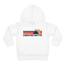 Crested Butte, Colorado Toddler Hoodie - Unisex Mountain Crested Butte Pullover Sweatshirt, Kids Hooded Jumper, Colorado Souvenir-1