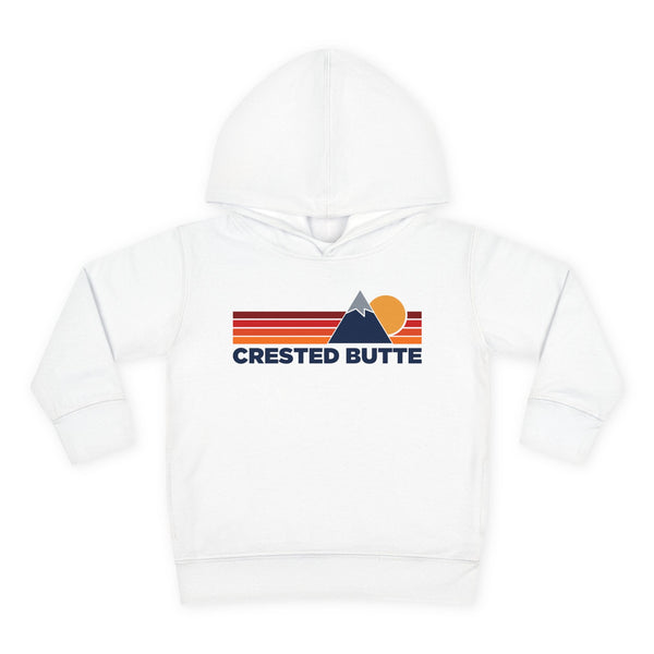Crested Butte, Colorado Toddler Hoodie - Unisex Mountain Crested Butte Pullover Sweatshirt, Kids Hooded Jumper, Colorado Souvenir