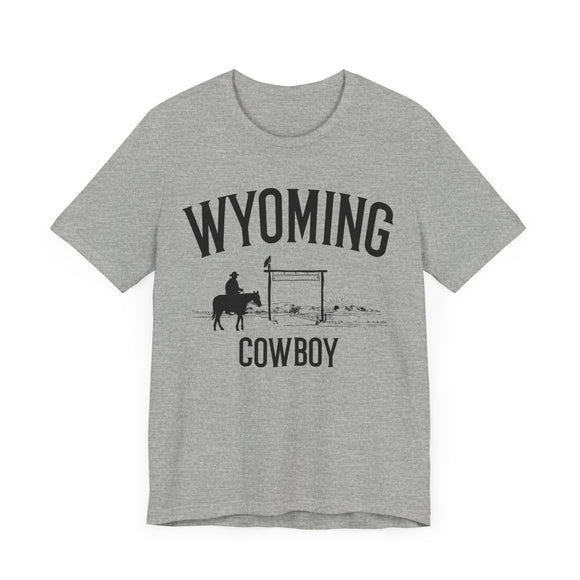 Wyoming Cowboy T Shirt - Wyoming Graphic Tee