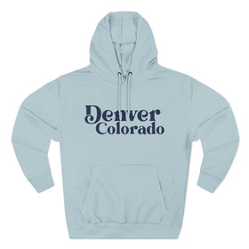 Buy blue-mist Premium Denver, Colorado Hoodie
