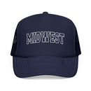 Midwest Trucker Hat — Vintage College Foam Mesh Cap-1