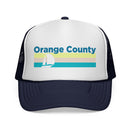 Orange County, California Retro Sailboat Trucker Hat-2