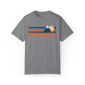Buy grey Colorado Graphic Tee, Comfort Colors Retro Unisex T shirt, Mountain Adventure Shirt