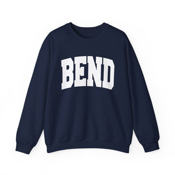 Buy navy Bend, Oregon Sweatshirt - Unisex Graphic Crewneck
