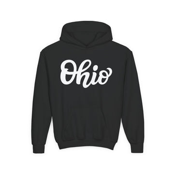 Ohio Youth Hoodie - Cozy Unisex Pullover, Kids Ohio Sweatshirt, Soft Cotton Blend Hoody - 0