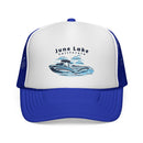 June Lake, California Wakeboard Boat Trucker Hat-1
